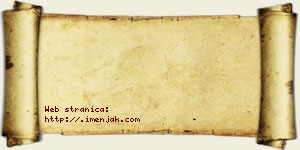 Andjelina Tomić vizit kartica